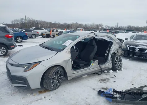 2021 Toyota Corolla Se from USA, damaged, VIN 5YFS4MCE8MP066299